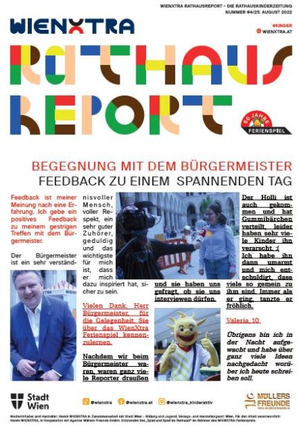 Zeitungscover Rathausreport Donnerstag